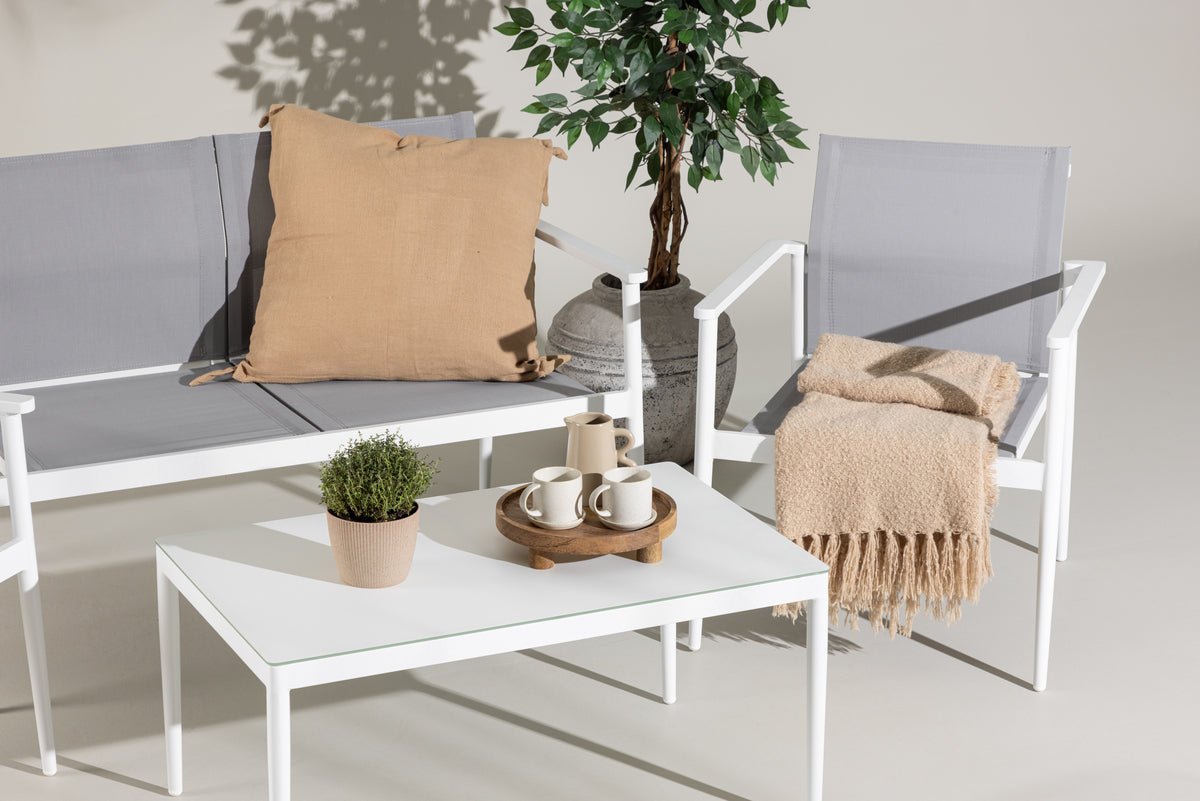 Loungeset Rugby - wahlweise in Schwarz oder Weiß/Grau