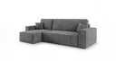 Designer Ecksofa Lunaro Mini mit Schlaf- und Klappfunktion in Cord