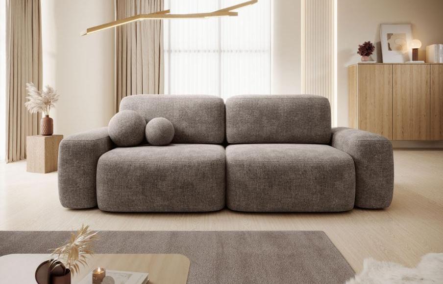 Designer Sofa Bold with Sleeper Function and Storage Box