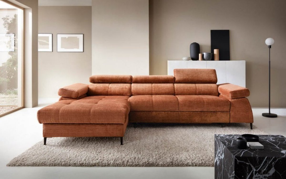 Designer Sofa Cordoba I with Sleeping and Folding Function