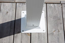 Pergola Solyx - mit weißem Polyesterdach