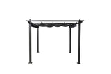 Pergola Sora - mit grauem Polyesterdach