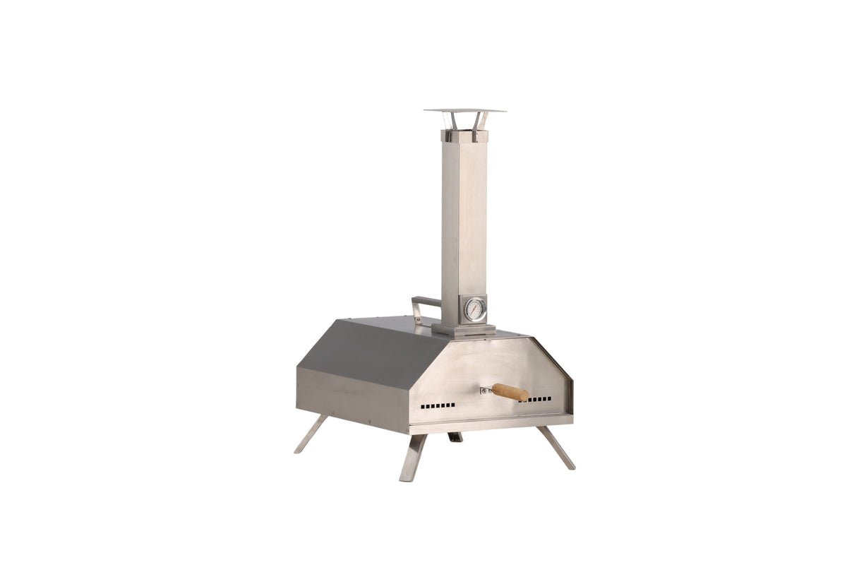 Pizzaofen Bologna - aus Stahl in Silber