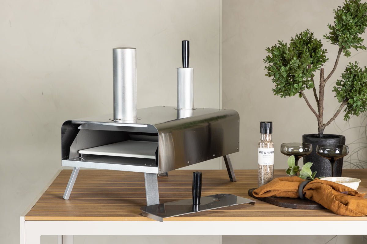 Pizza Oven Napoli - made of steel in silver