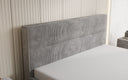 Designer upholstered bed Merry in Corduroy with storage