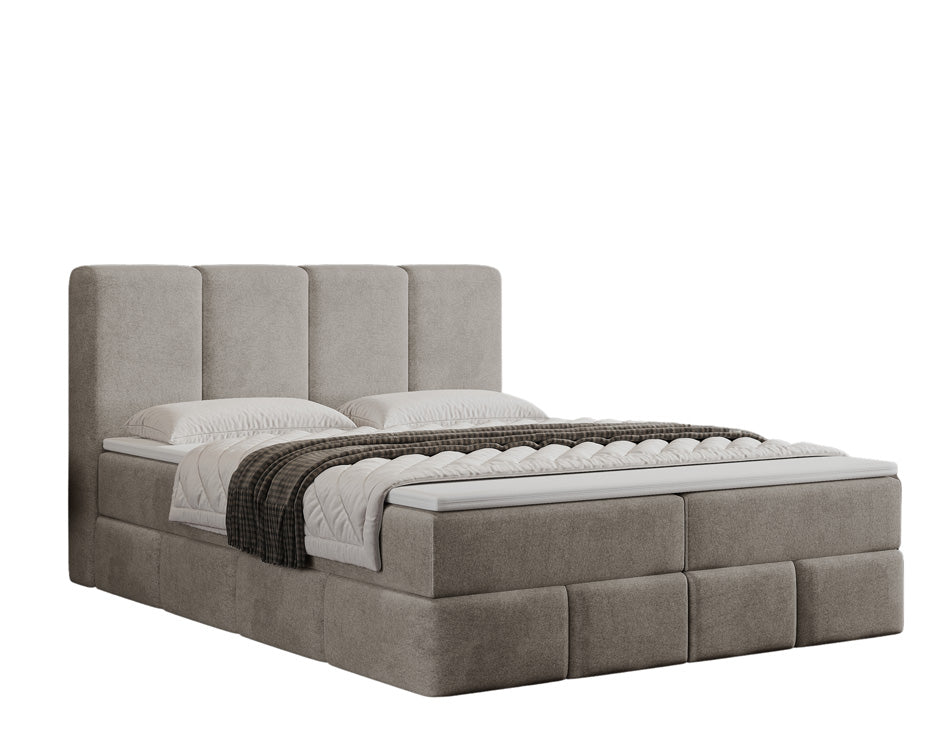 Boxspringbett Venedig Samt mit Stauraum