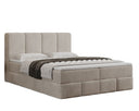 Box spring bed Venice velvet with storage