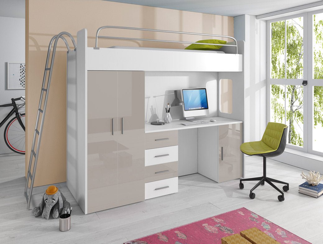 Study Loft Bed for Kids