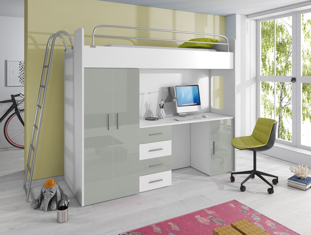 Study Loft Bed for Kids