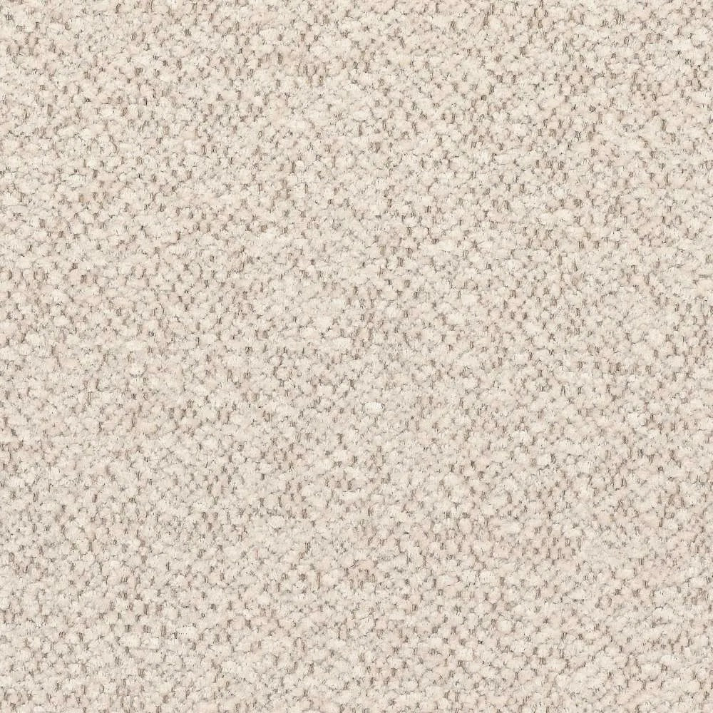 Designer upholstered bed Joline in textured fabric with storage