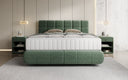 Boxspringbett Nala in Strukturstoff mit Schwebeoptik