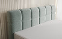 Boxspringbett Nala in Strukturstoff mit Schwebeoptik