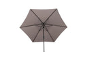 Sonnenschirm Imperia – Ø300 cm aus grauem Polyester