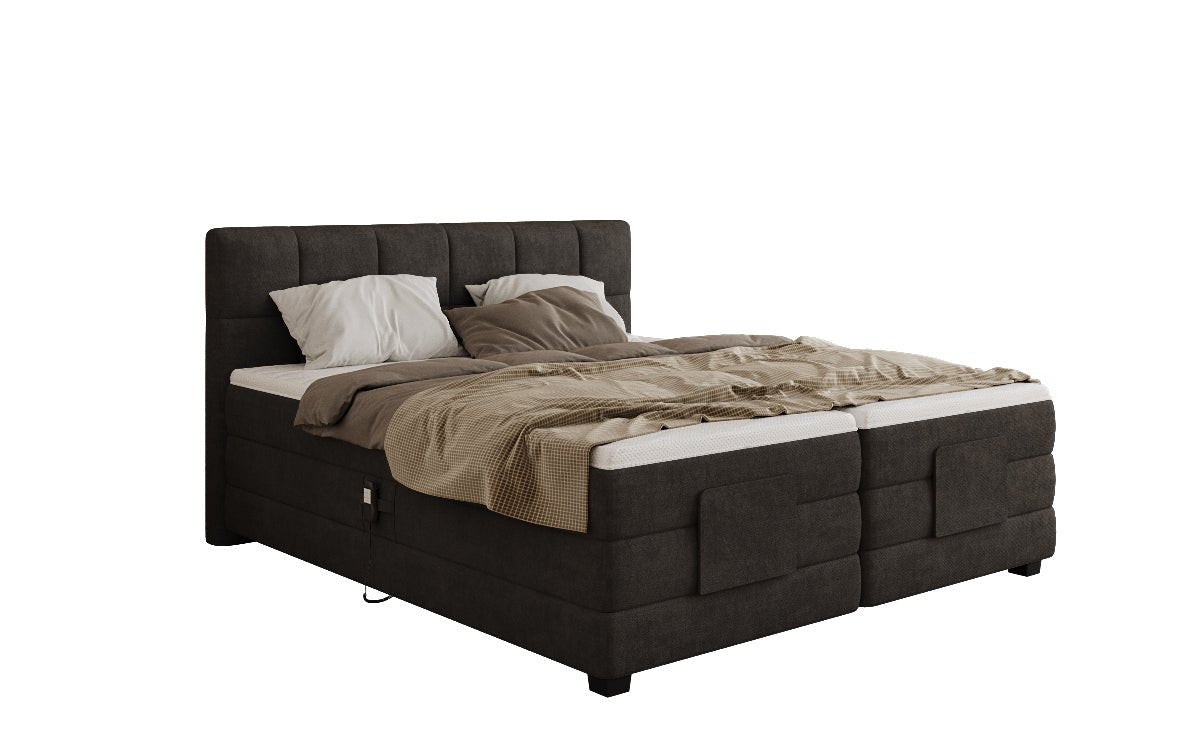 Boxspringbett Monaco - elektrisch verstellbar in Stoff