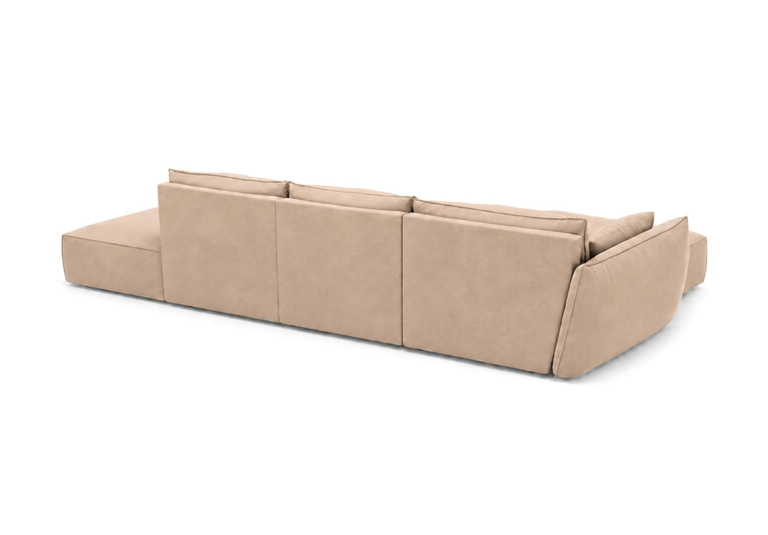 Designer Sofa Nuvola L Open in velvet