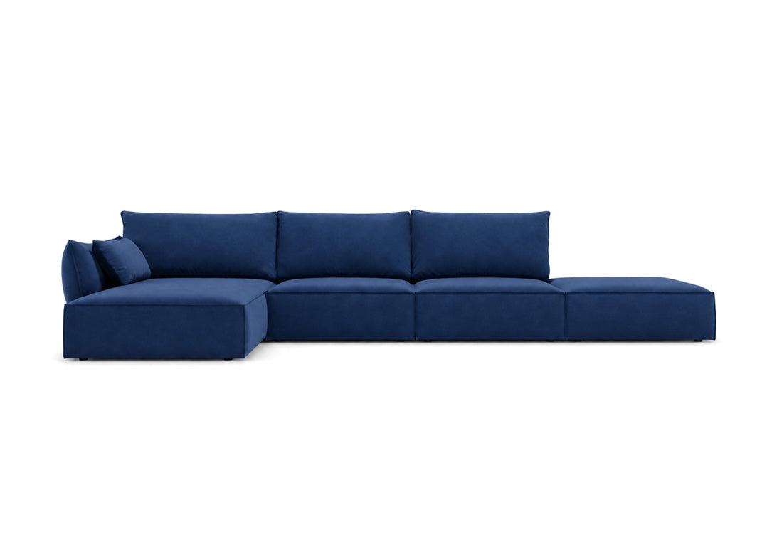 Designer Sofa Nuvola L Open in velvet