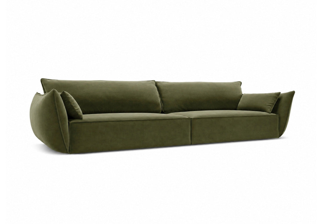 Designer Sofa 4 Sitzer Nuvola in Samt