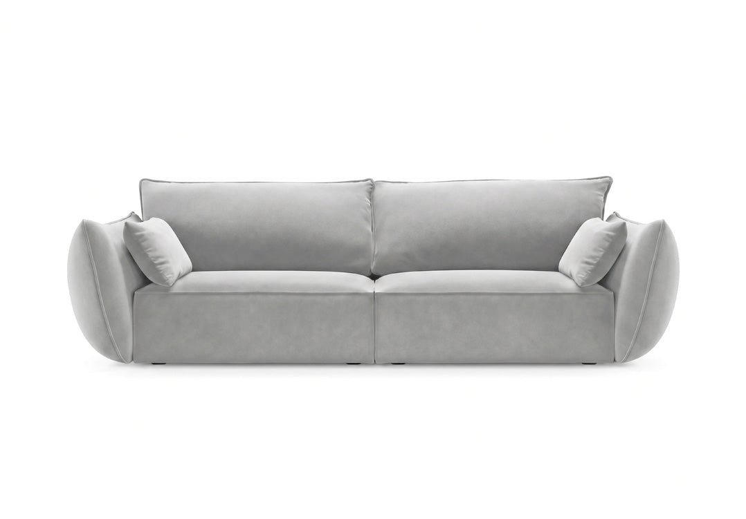 Designer 3-seater sofa Nuvola in velvet