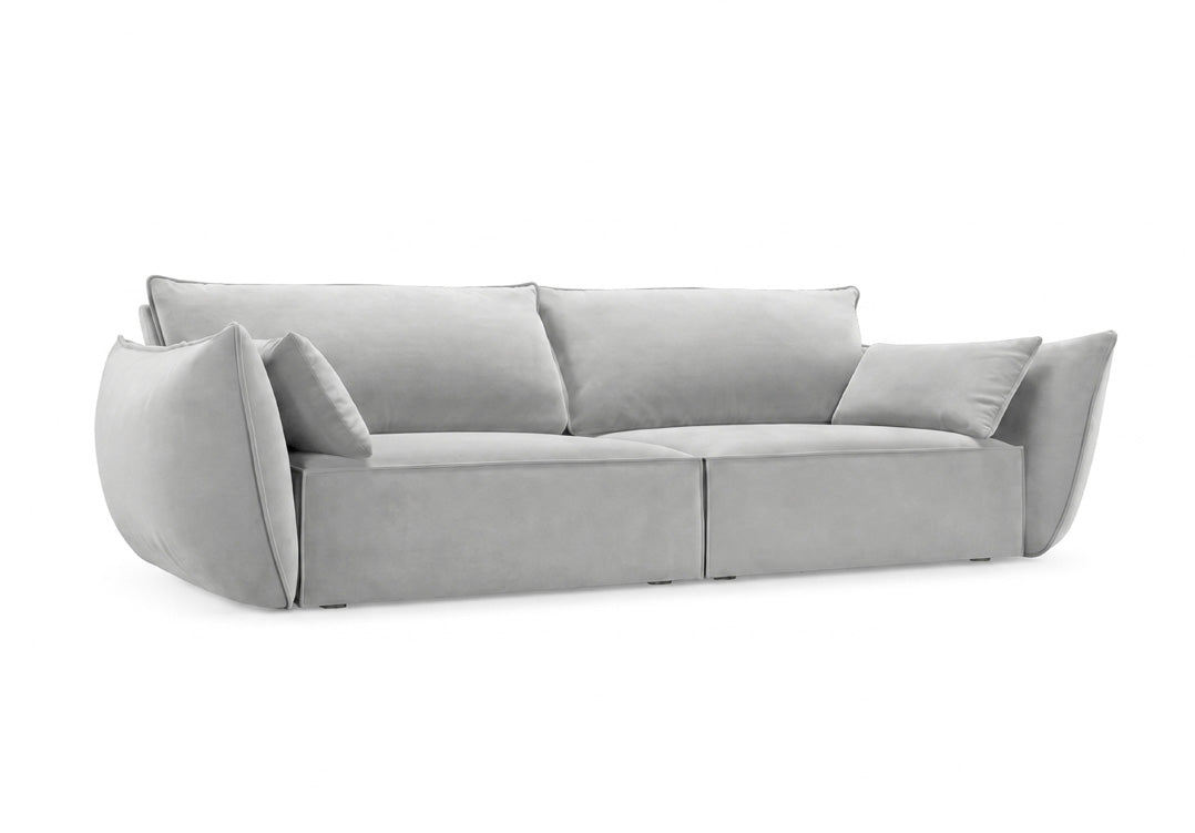 Designer 3-seater sofa Nuvola in velvet