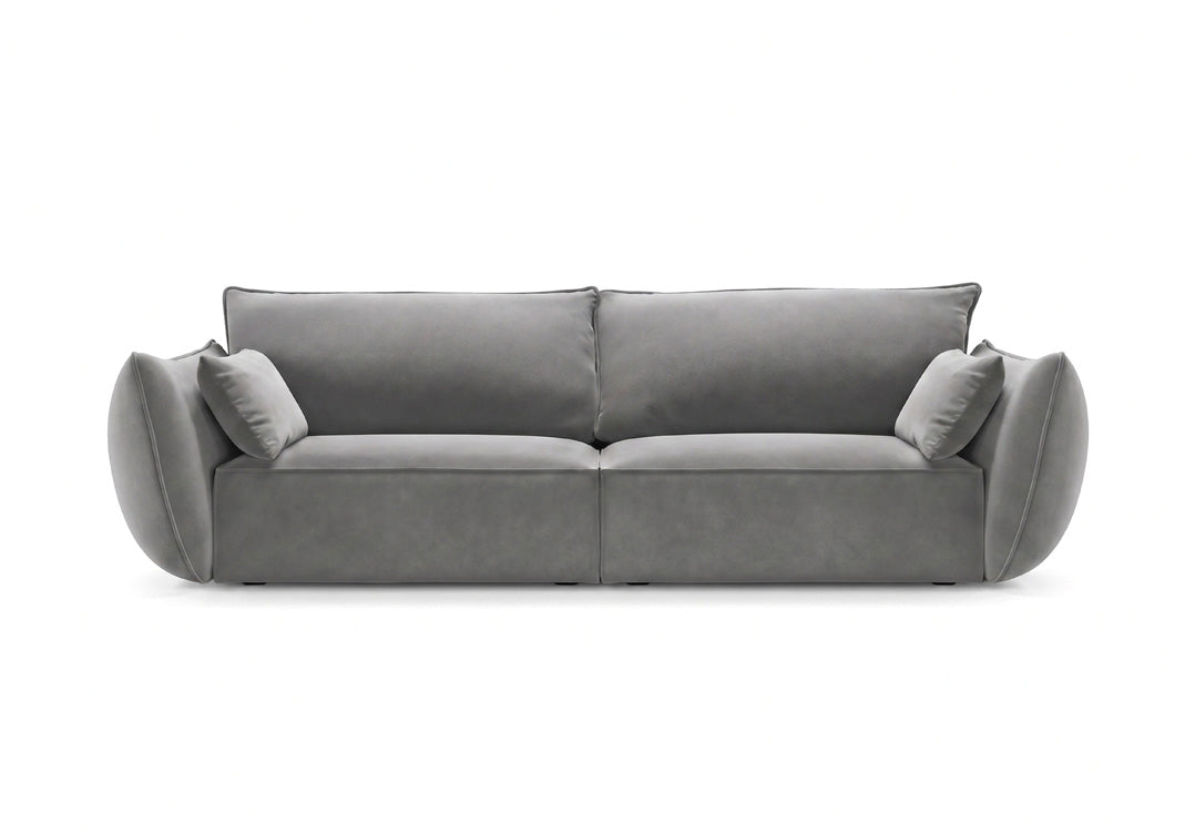 Designer 3-seater sofa Nuvola in velvet