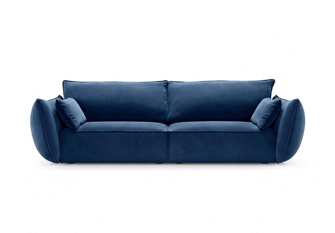 Designer 3-seater sofa Nuvola in velvet
