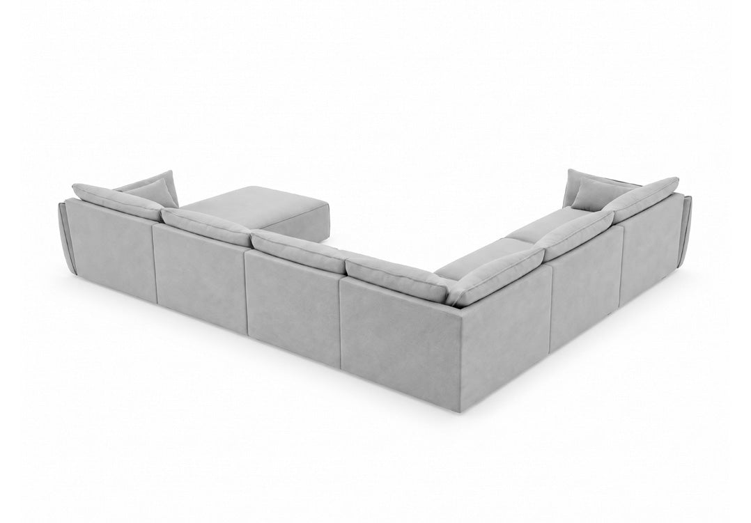 Designer sofa Nuvola U in velvet