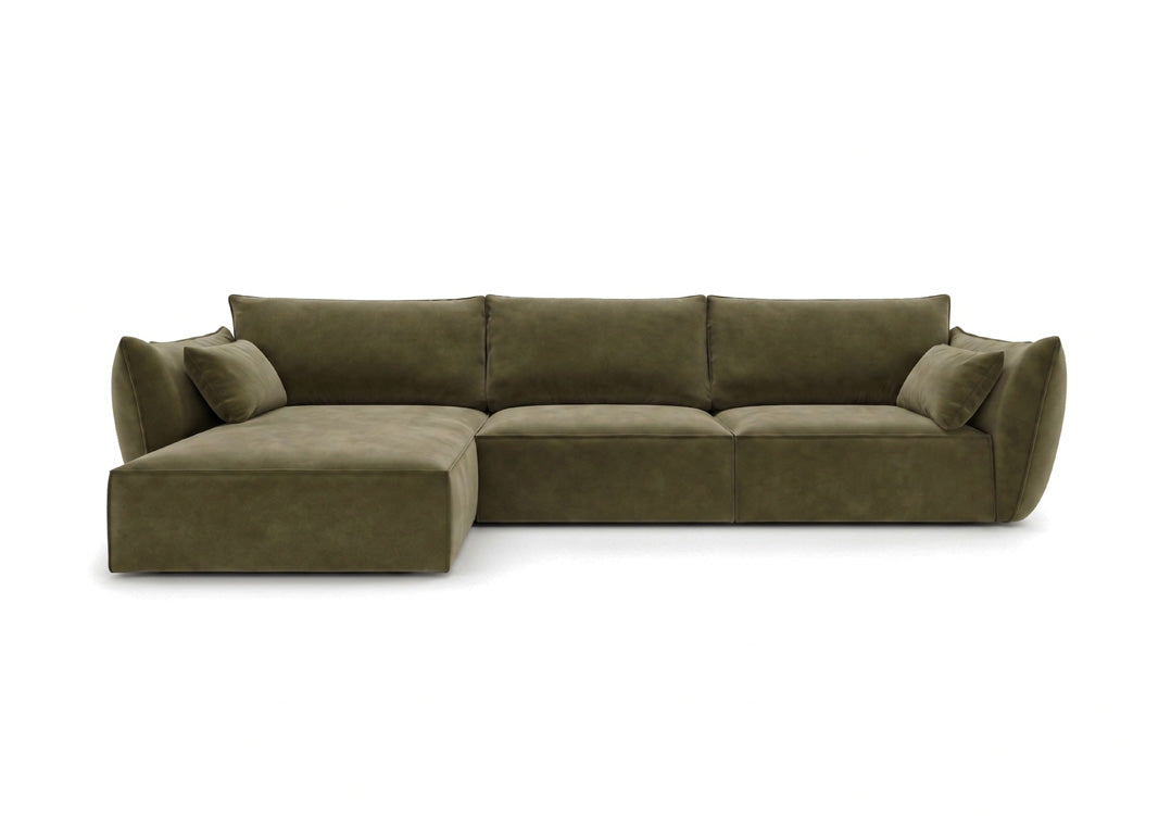 Designer sofa Nuvola L in velvet