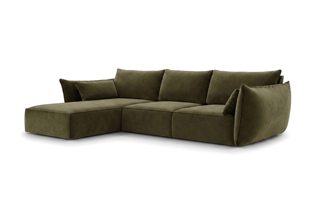 Designer sofa Nuvola L in velvet