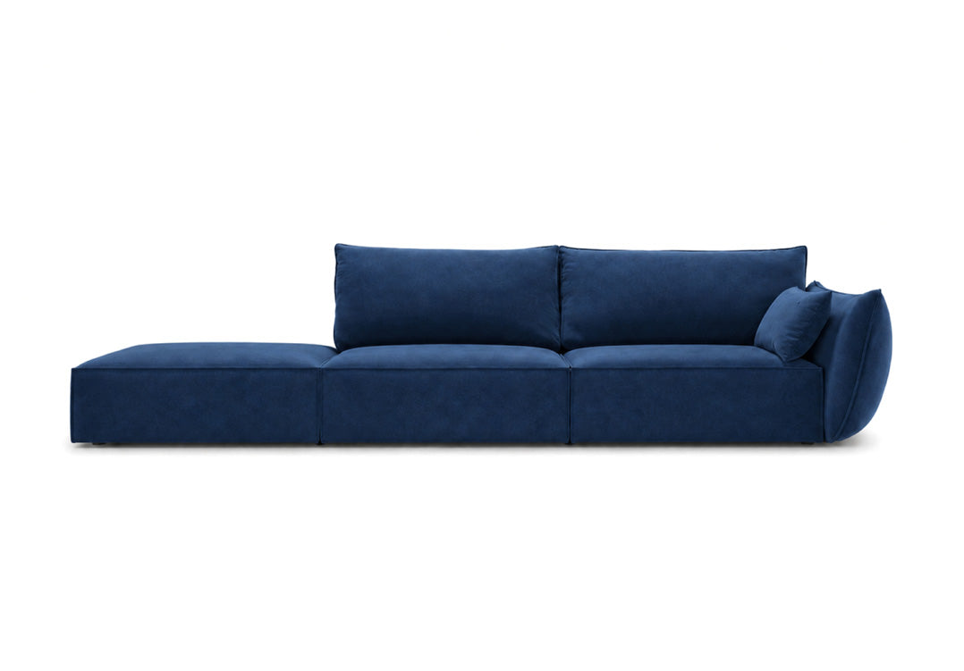 Designer Sofa Chaise Longue Nuvola in Samt