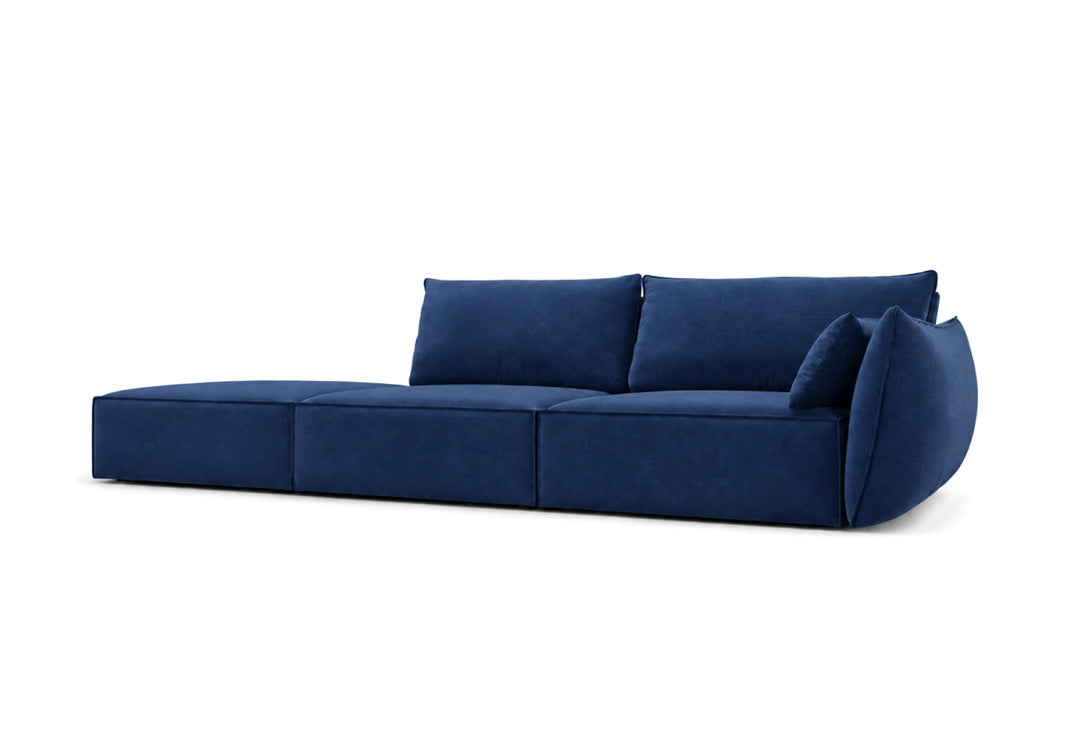 Designer Sofa Chaise Longue Nuvola in Samt