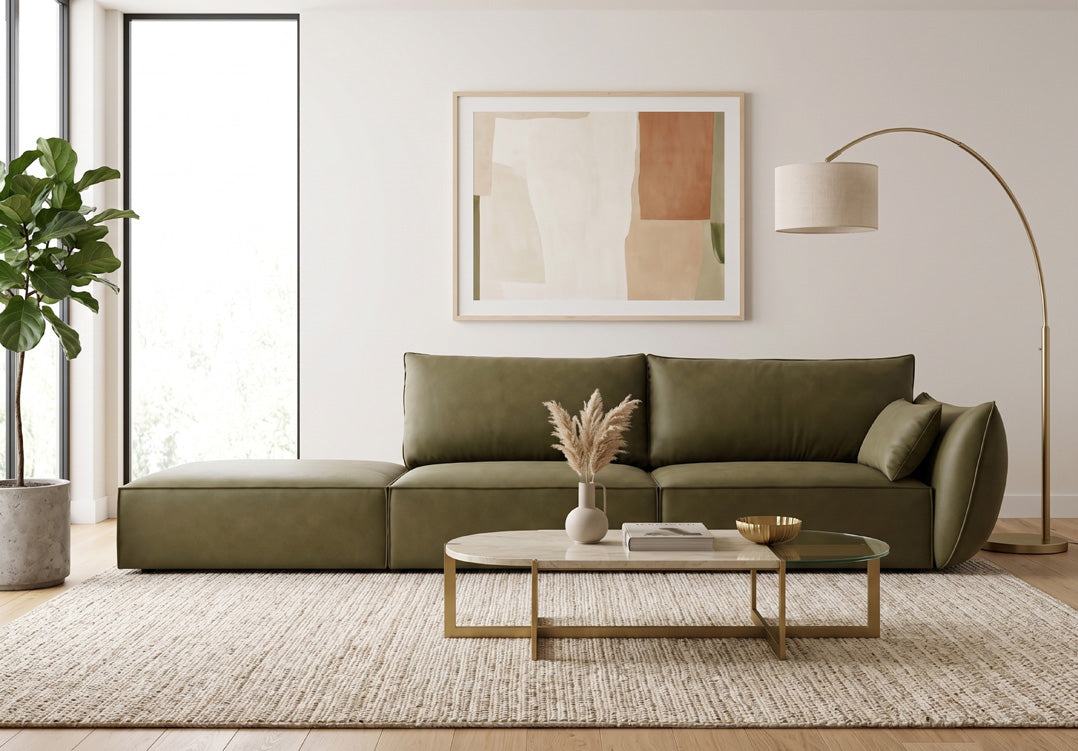 Designer Sofa Chaise Longue Nuvola in Samt