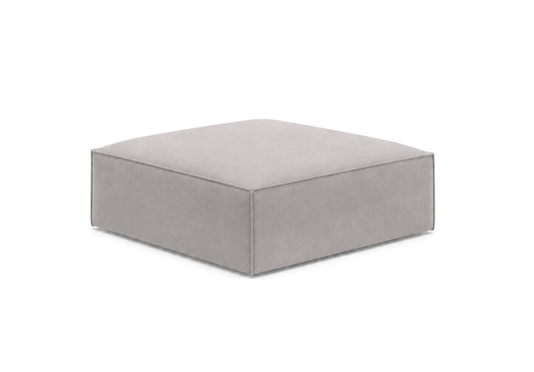 Nuvola side stool in velvet