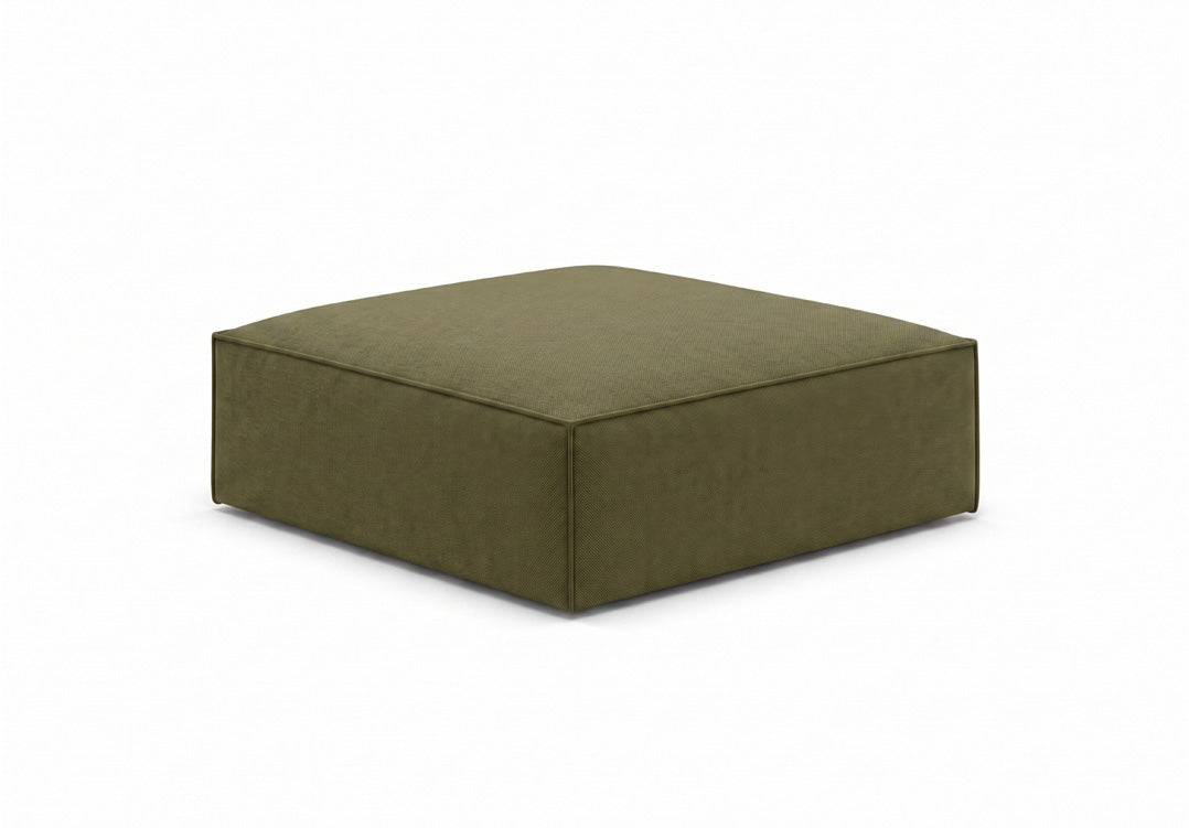Nuvola side stool in velvet