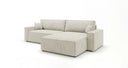 Designer Ecksofa Vienna mit Schlaf- und Klappfunktion in Cord
