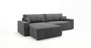 Designer Ecksofa Vienna mit Schlaf- und Klappfunktion in Cord