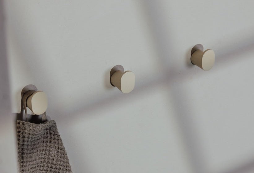 Wardrobe/Clothes Hooks Palo – Minimalist Wall Hooks in Sets of 3 or 6