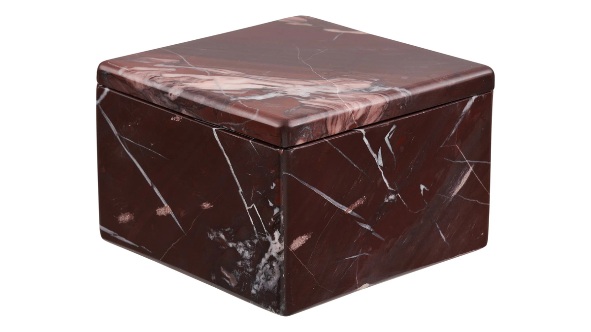 Storage box Jari - with marble lid