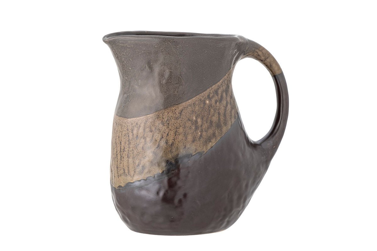 Jug Mella – Stoneware with Retro Glaze in Brown