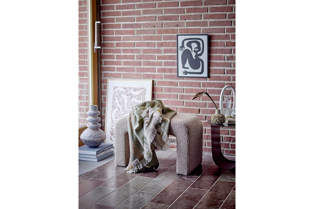 Portable Table Lamp Aila – Stoneware in White