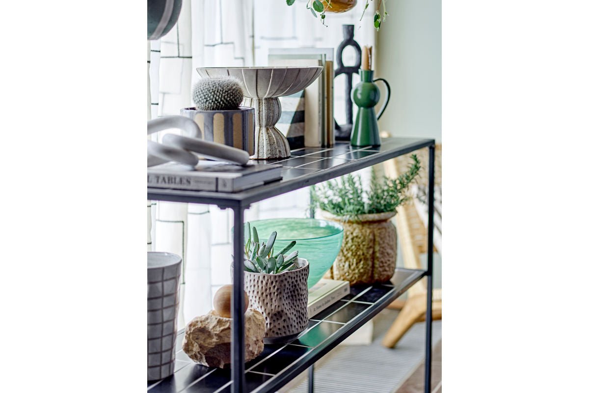 Flower Pot Norell – Stoneware with Custom Brown Glaze