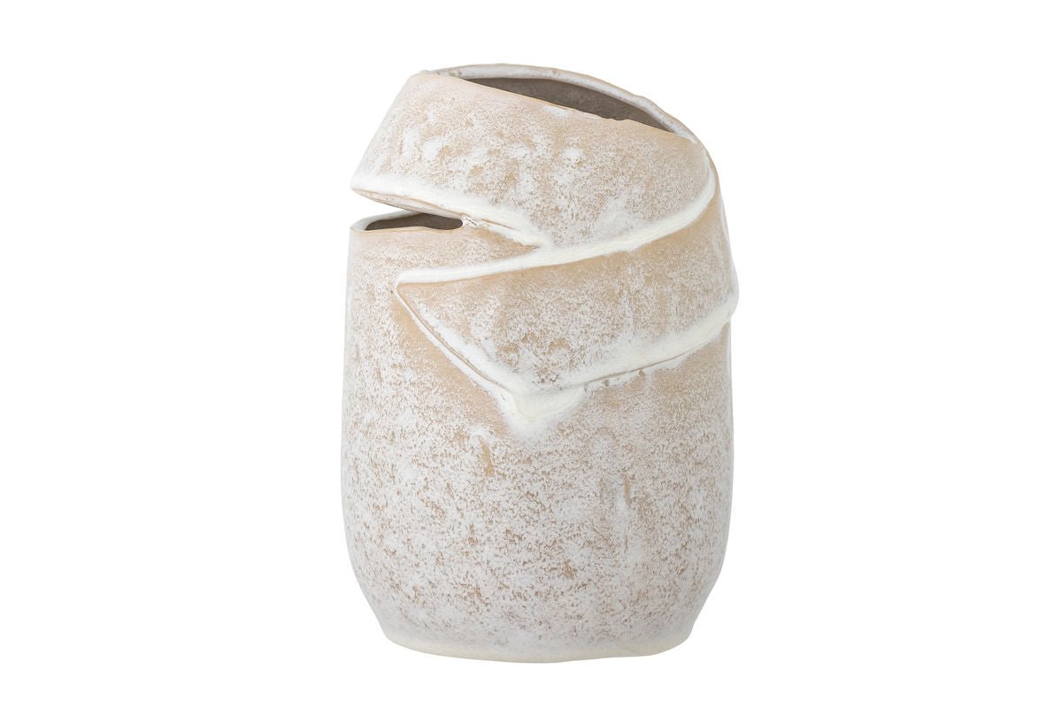 Vase "Eluna" – Natural-colored Stoneware