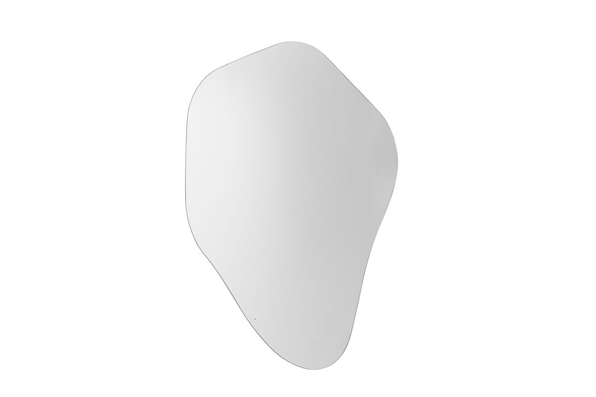 Wall Mirror Saphir – Organic Shape with Fine Silver Edge