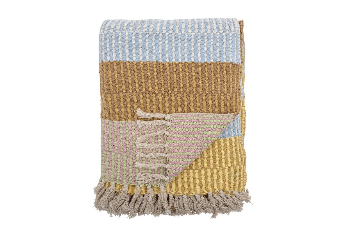 Mana Throw Blanket – Colorful Light, Made from Recycled Cotton