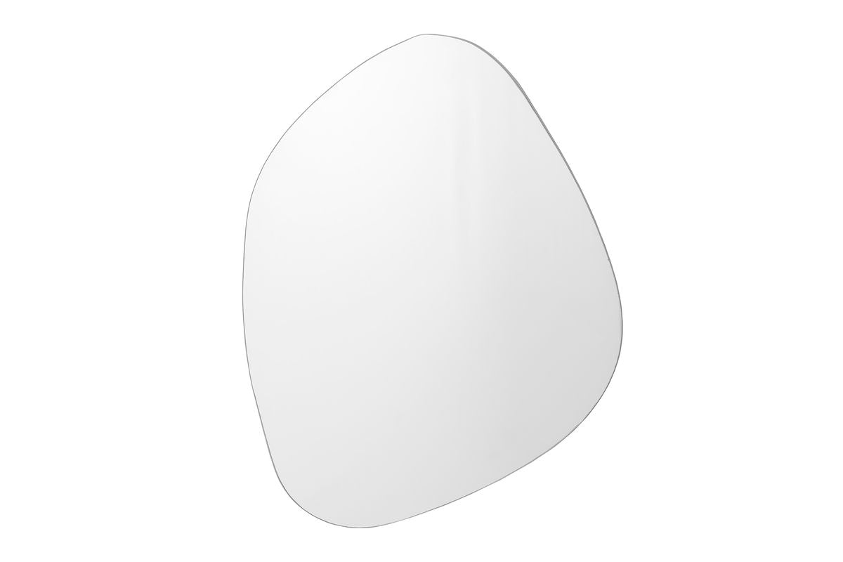 Wall Mirror Saphir – Organic Shape with Fine Silver Edge