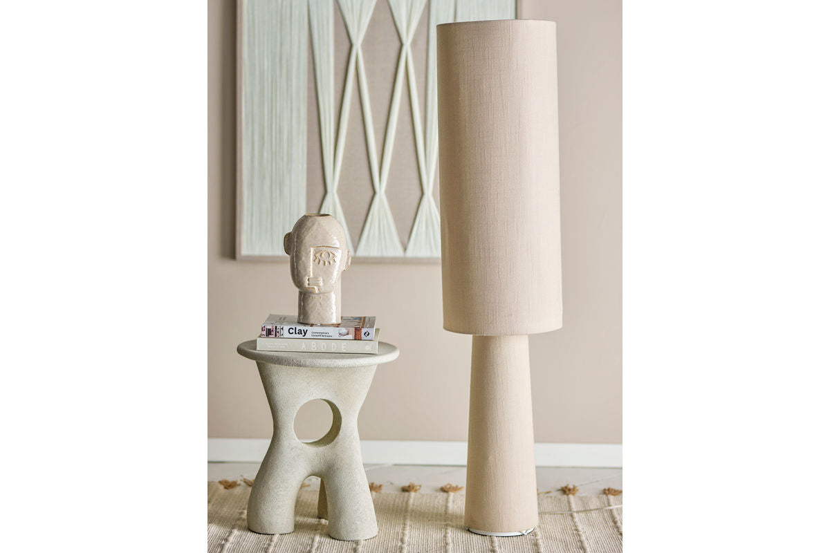 Floor Lamp Madrid – Linen in Natural