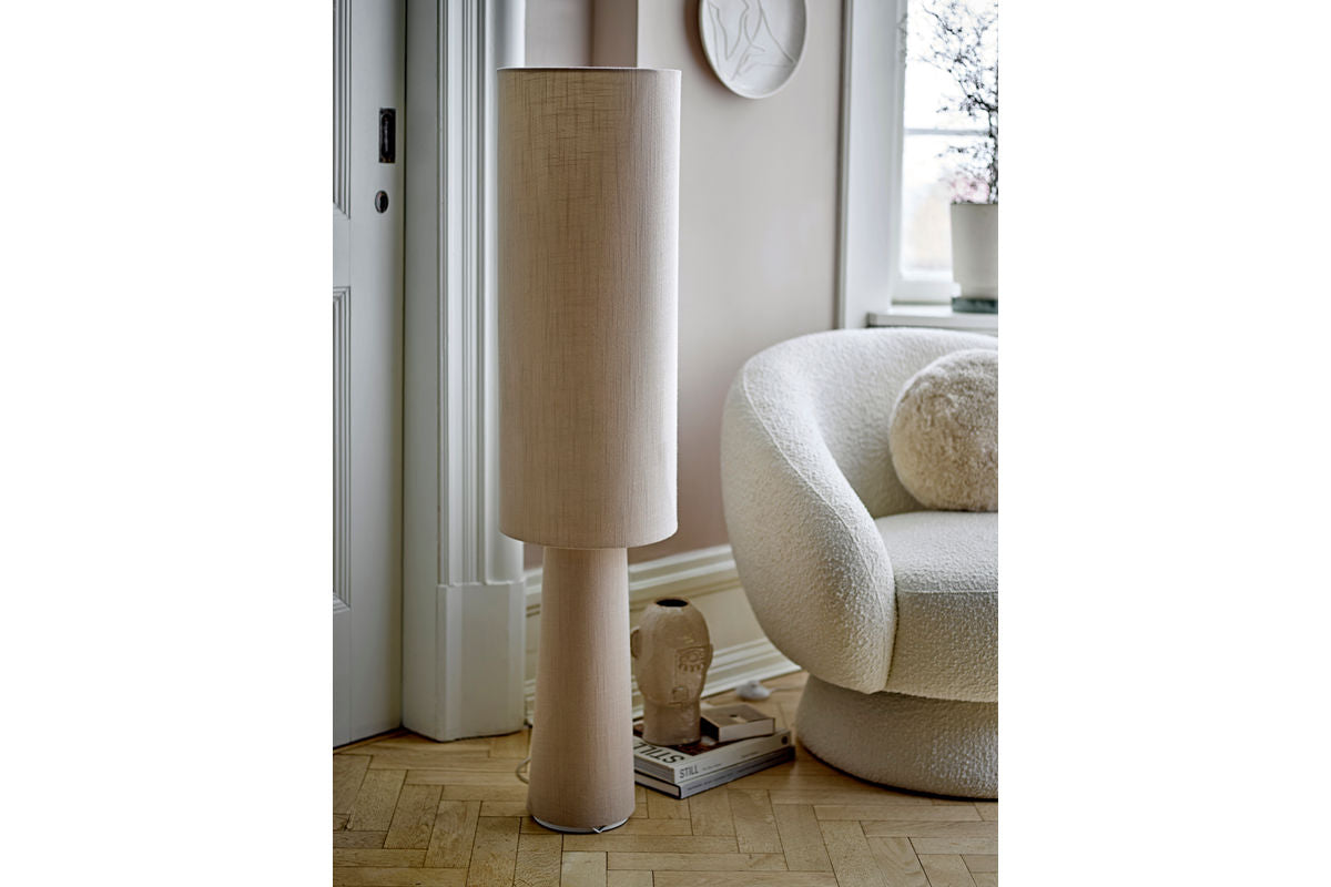 Floor Lamp Madrid – Linen in Natural