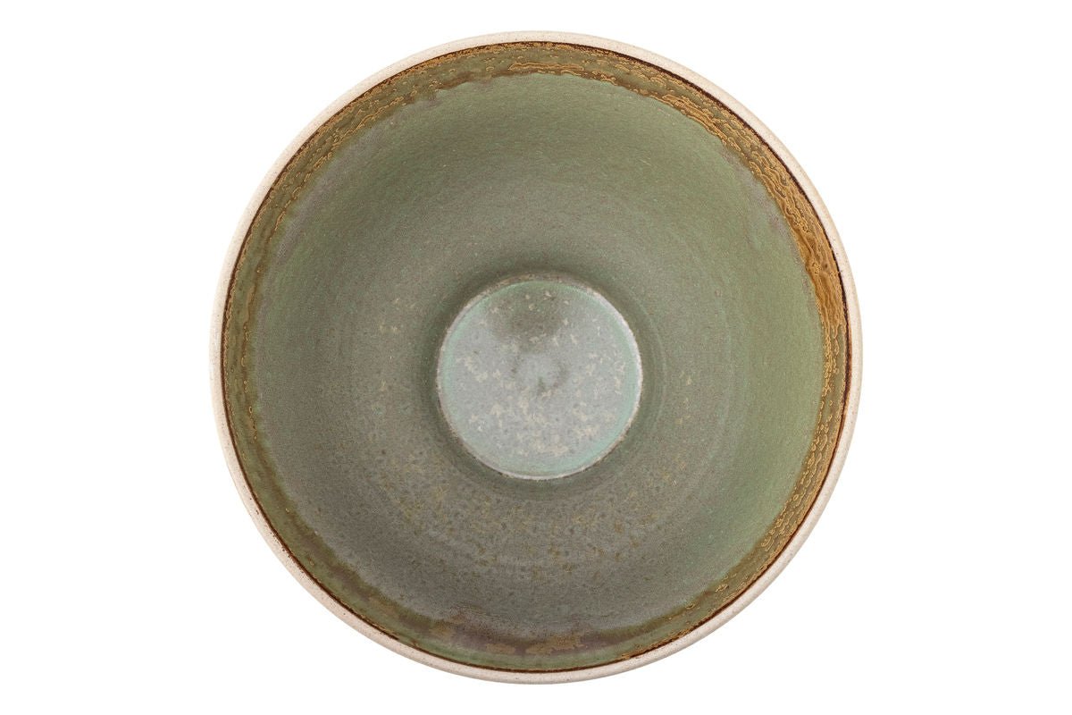 Bowl Lina - made of stoneware with bamboo lid