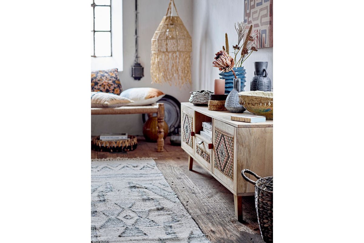 Flower Pot Myra – Sculptural Mushroom Look in Light Gray