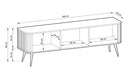 Designer TV Lowboard Zelo - Luxusbetten24
