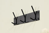 Designer Wandgarderobe Quillo - Schwarz